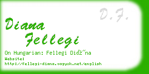 diana fellegi business card